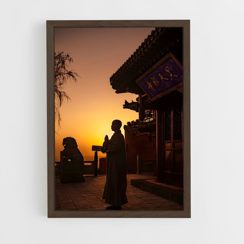 Poster Méditation au Crépuscule – affiche Kung Fu (vue 5)